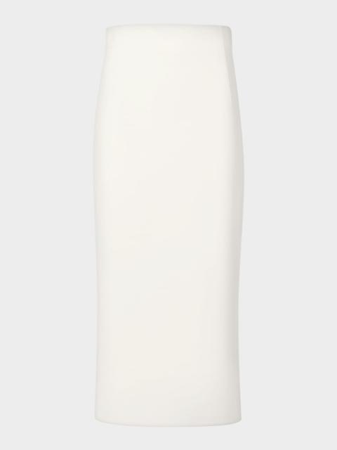 AKRIS Wool Crepe Midi Pencil Skirt