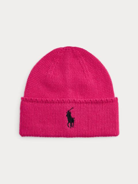 Polo Ralph Lauren Pink Pony Wool Beanie