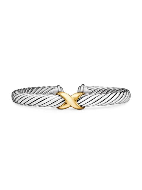 DAVID YURMAN Women's X Crossover Bracelet with 14K Yellow Gold