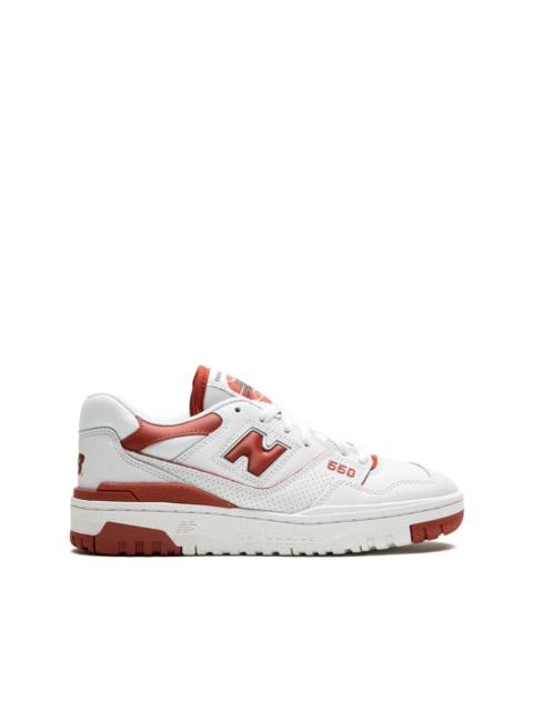New Balance 550 logo-embossed leather sneakers