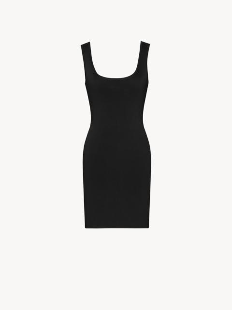 SAINT LAURENT TANK MINI DRESS IN KNIT
