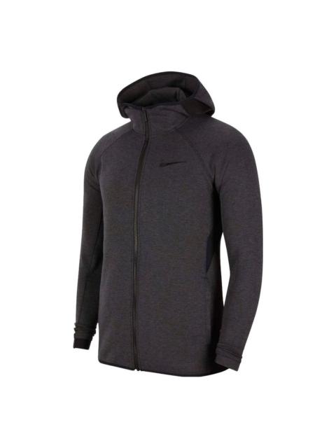 Nike Showtime Fullzip Hoodie 'Black Heather' AT3224-032