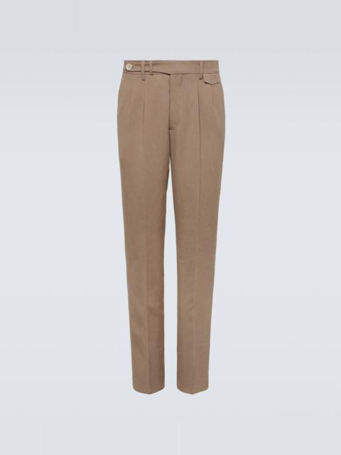 Linen chinos