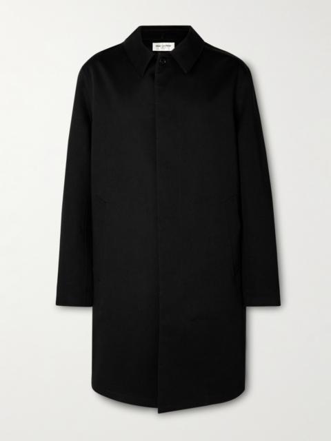 SAINT LAURENT Cotton-Blend Coat