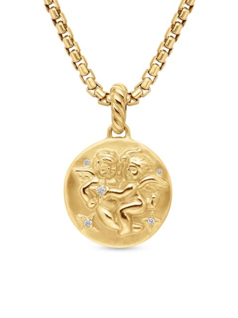 DAVID YURMAN Women's Zodiac Amulet in 18K Yellow Gold with Diamonds - Gemini