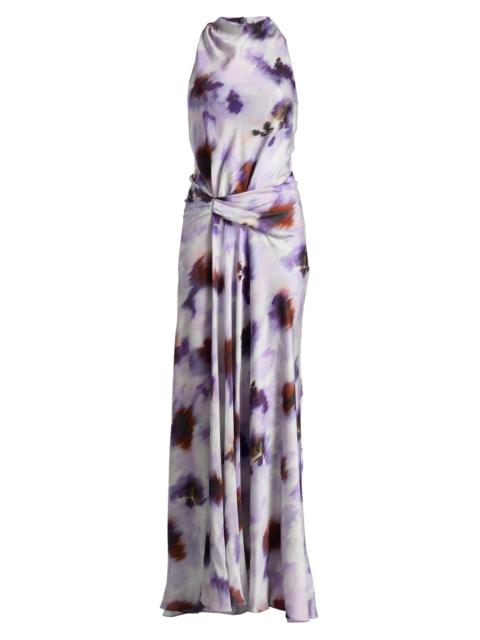 A.L.C. A. L.C. Women's Skylar Abstract-Print Gown - Lilac Multi