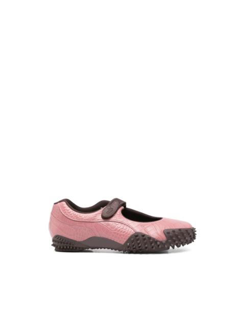 PUMA Mostro Fey croc-effect sneakerinas