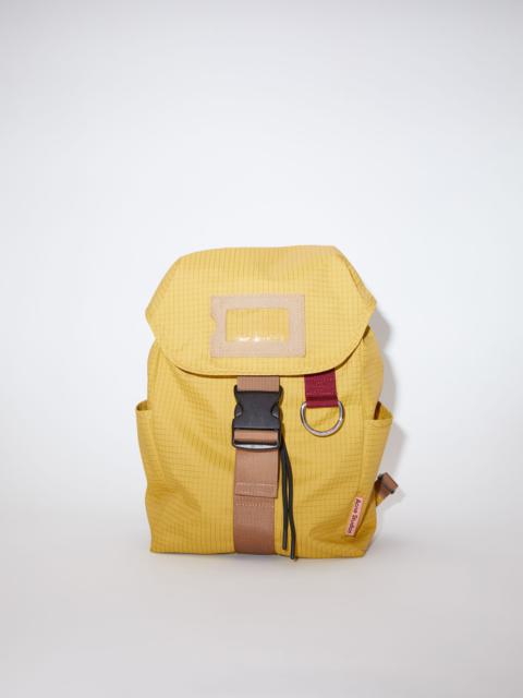 Acne Studios Large Backpack - Mustard yellow