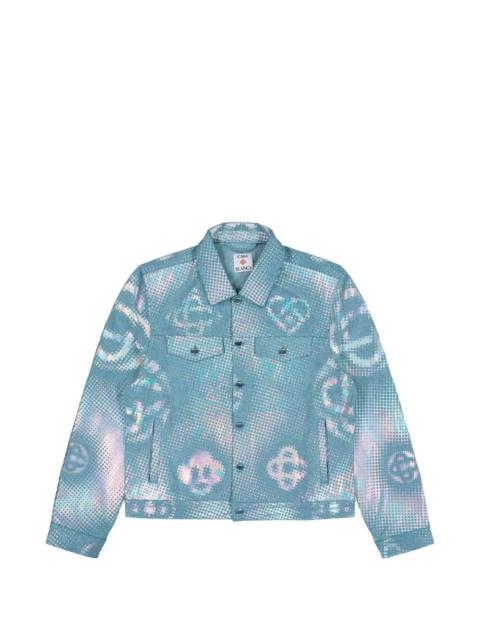 CASABLANCA monogram denim jacket