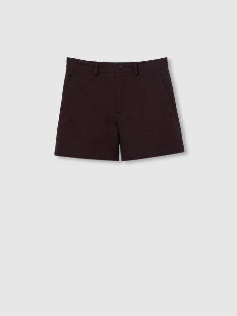 GUCCI Cotton shorts with embroidery