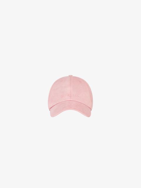 GIVENCHY 4G EMBROIDERED CAP IN CANVAS