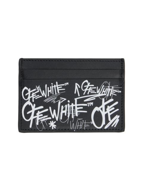 Off-White Black Logo Card Holder