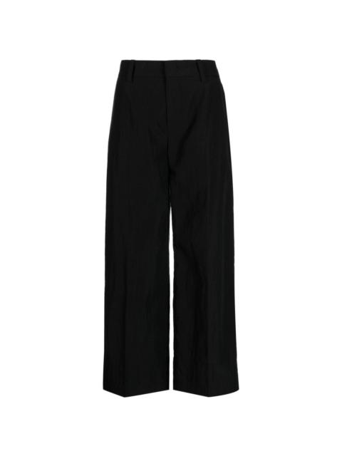Sculpted cropped trousers
