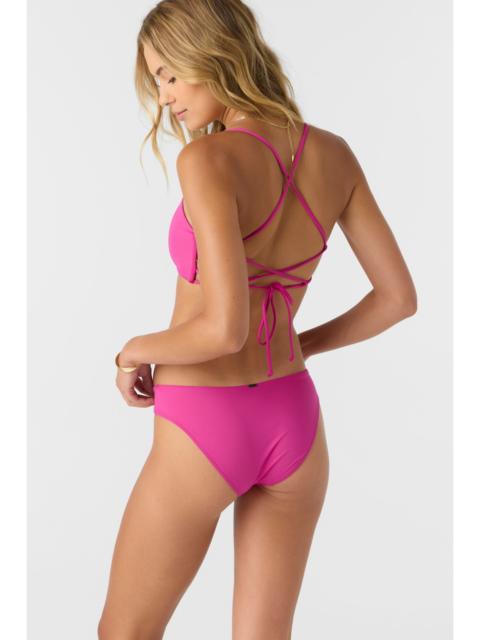 O'Neill Saltwater Solids Huntington Bralette Top