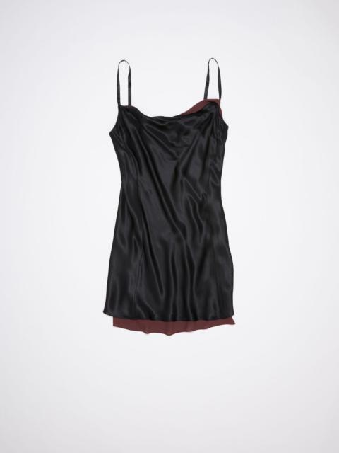 Acne Studios Bias cut slip dress - Black