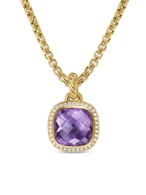 DAVID YURMAN Women's Albion Pendant in 18K Yellow Gold - Amethyst