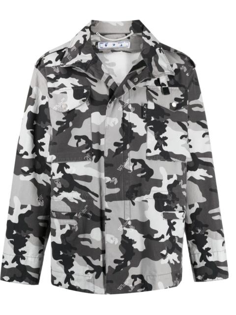 Off-White camouflage-print jacket