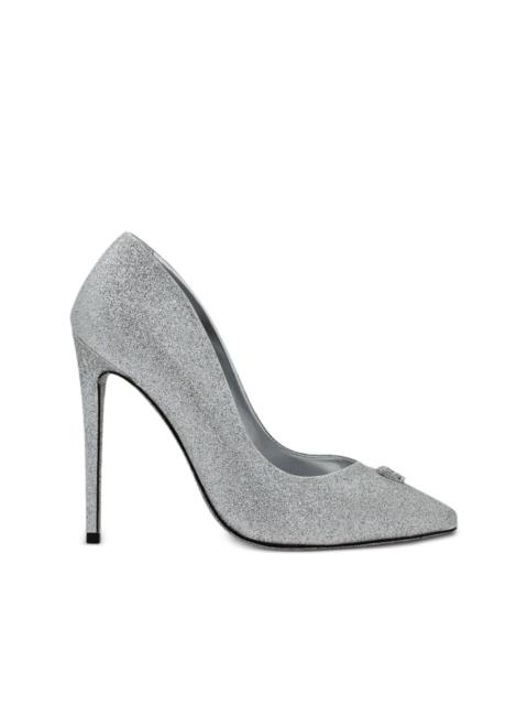 PHILIPP PLEIN 120mm glittered pumps