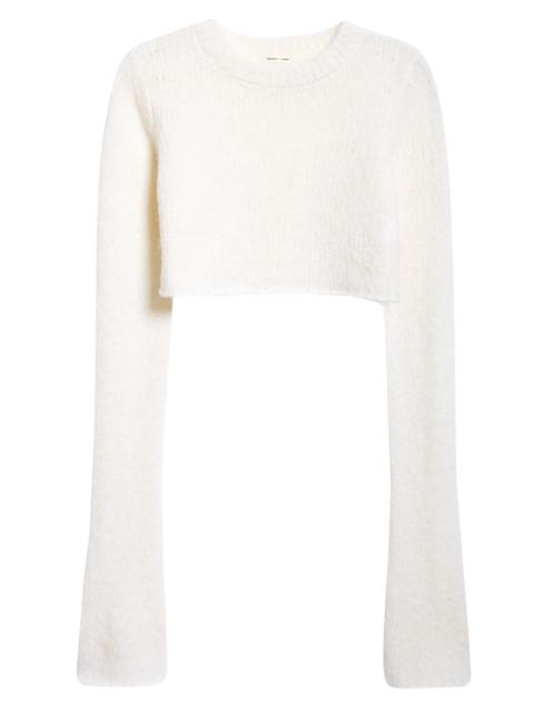 SANDY LIANG Skylark Crop Wool & Alpaca Blend Sweater