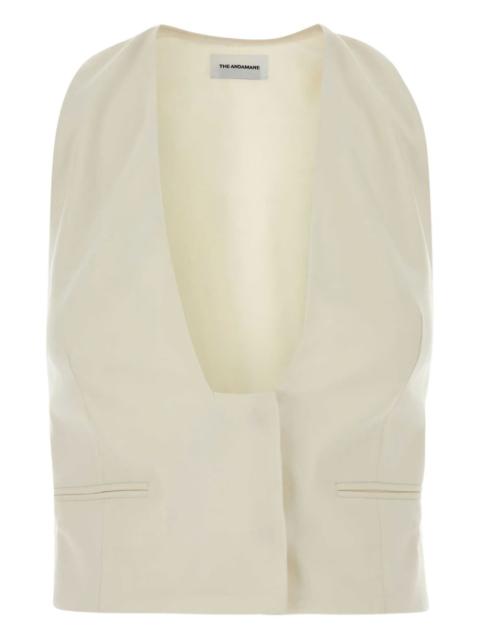 THE ANDAMANE gabardine vest