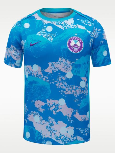 Nike Orlando Pride Men's Nike NWSL Short-Sleeve Pre-Match Top