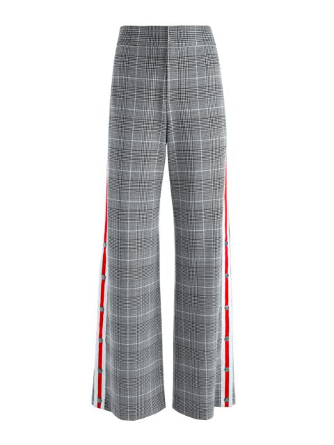 Alice + Olivia MARICRUZ SIDE SNAP WIDE LEG PANT