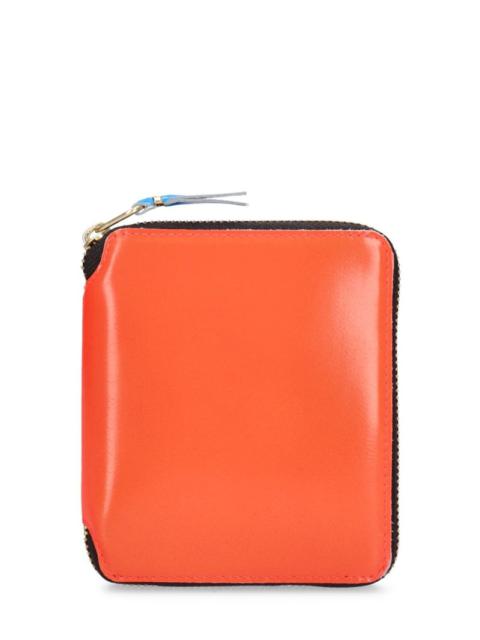Super Fluo leather wallet