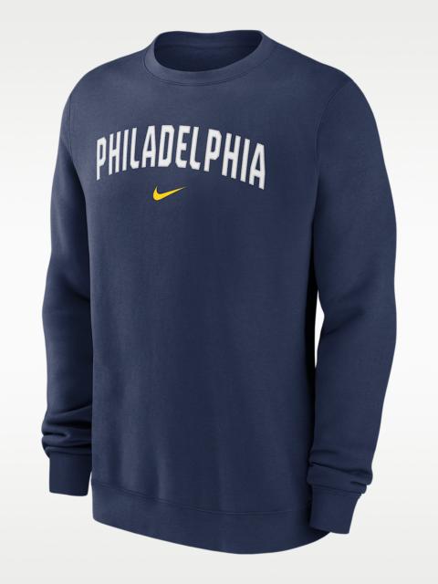 Nike Philadelphia Phillies 2-Hit Men's Nike MLB Pullover Crew