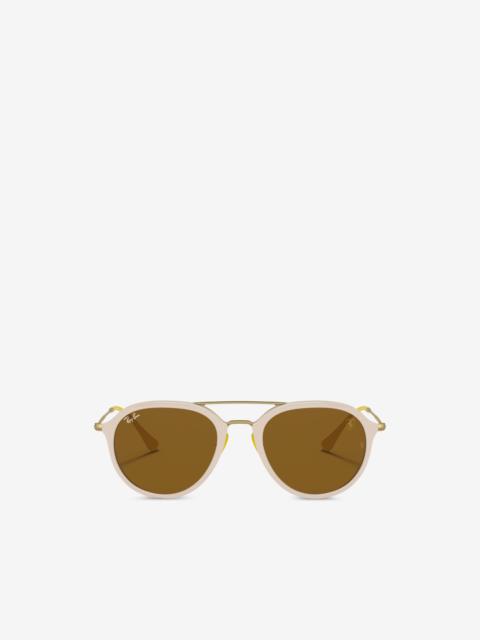 Ray-Ban x Scuderia Ferrari pilot-frame sunglasses