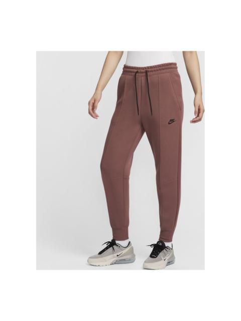Nike (WMNS) Nike Sportswear Tech Fleece Mid-Rise Joggers Pants 'Red' FB8331-218
