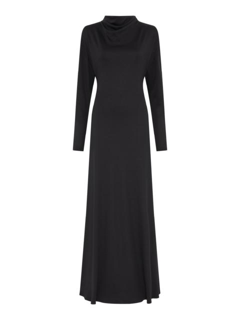 GABRIELA HEARST Hemera Dress in Black Cashmere Jersey