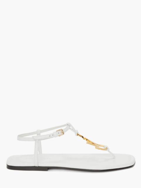 JW Anderson WOMEN'S LOGO FLAT SANDAL