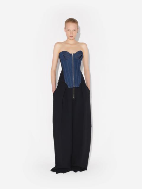 Jean Paul Gaultier THE BI-MATERIAL DENIM CORSET