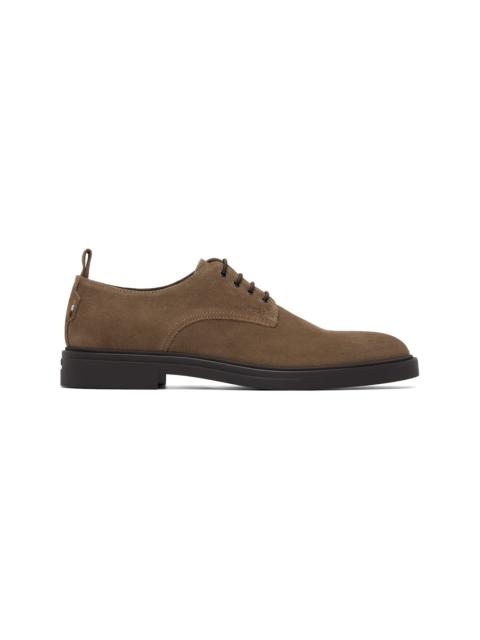 BOSS Brown Suede Derbys