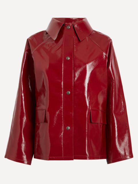 KASSL Editions Original Hip Lacquer Wool Red Jacket