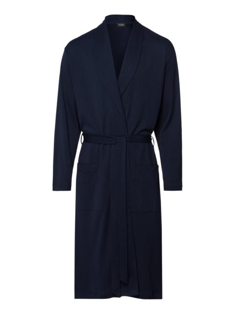 HANRO Night And Day Shawl Collar Cotton Robe 120cm