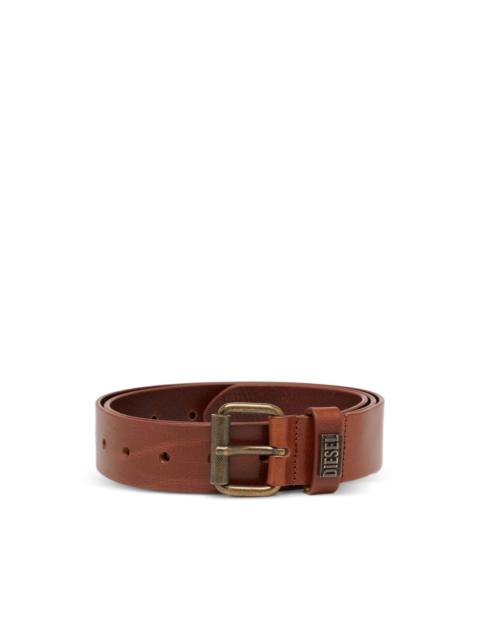 Diesel logo-plaque belt