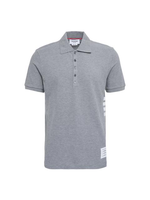 Thom Browne Short Sleeve Rib Cuff Polo