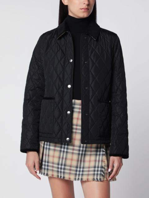 Burberry Black quilted nylon jacket