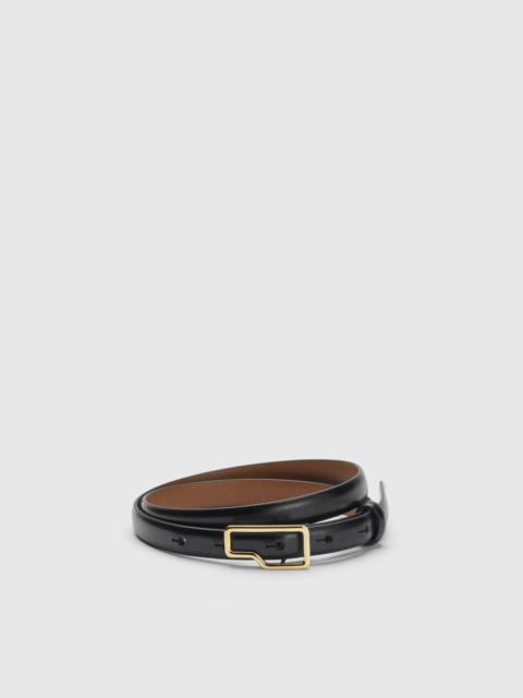 ATP ATELIER Ponna Black Leather Belt