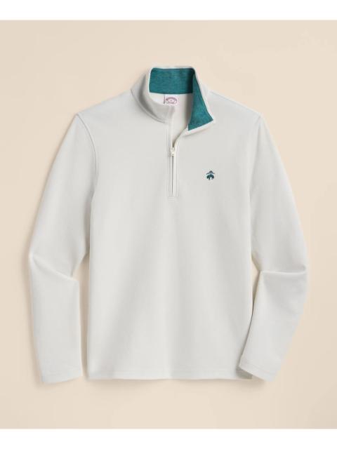 Brooks Brothers Cotton Blend Pique Quarter-Zip