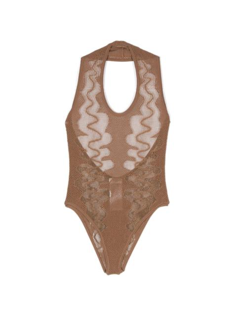 SAINT LAURENT open-knit body
