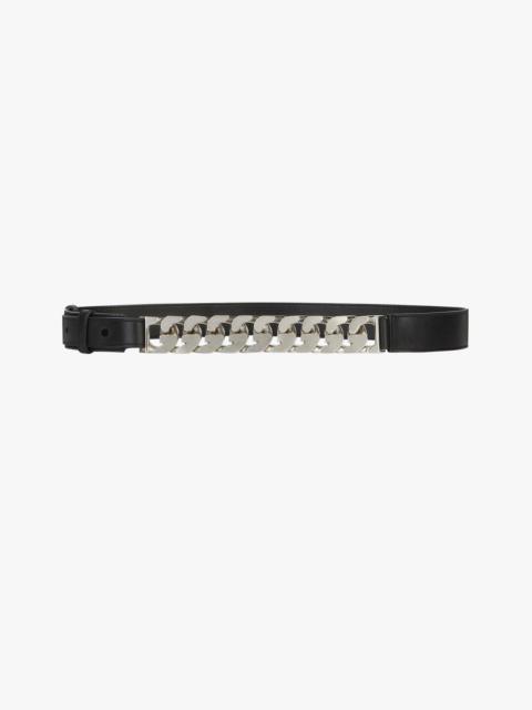 Givenchy BELT IN LEATHER WITH CHAIN