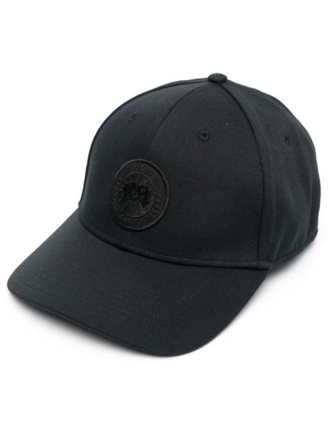 Canada Goose logo-patch curved-peak cap