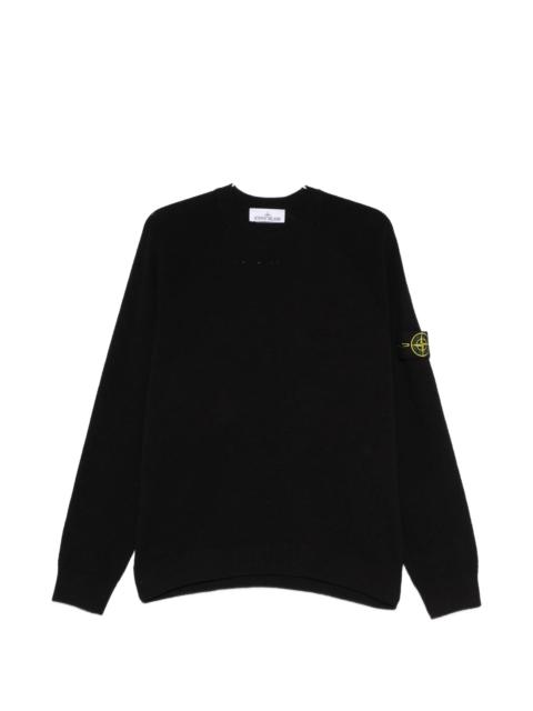 Stone Island Stone Island Logo-patch Crew-neck Sweater