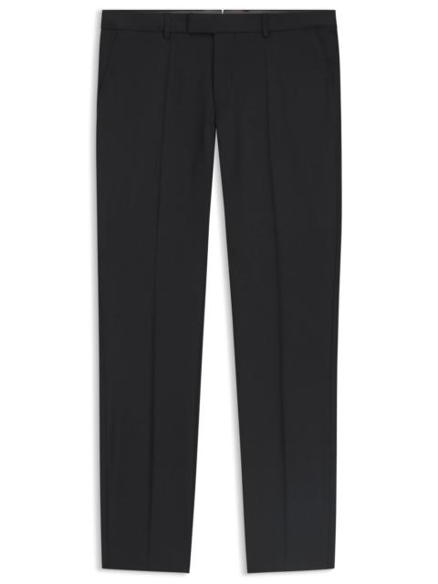 BOSS SLIM-FIT PANTS IN STRETCH WOOL