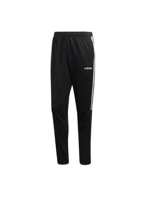 adidas Three-Striped Recreational Training Running Trousers Men's Black DY3133