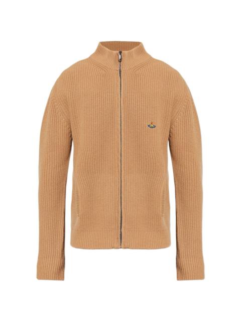 Vivienne Westwood Fisherman zip embroidered sweater