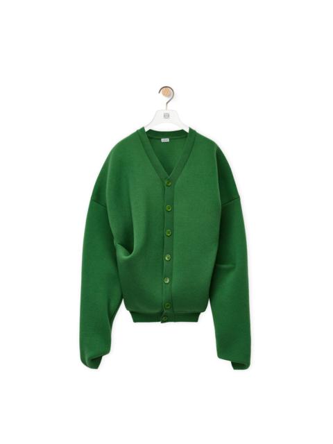 Loewe Draped cardigan in wool