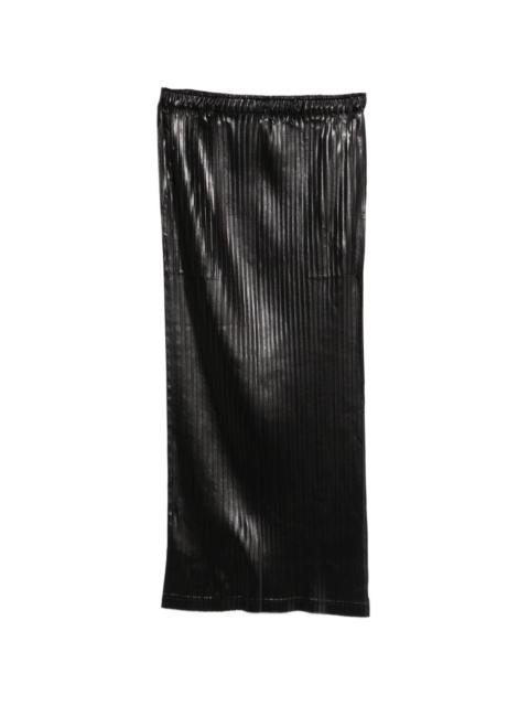 ISSEY MIYAKE pleated midi skirt